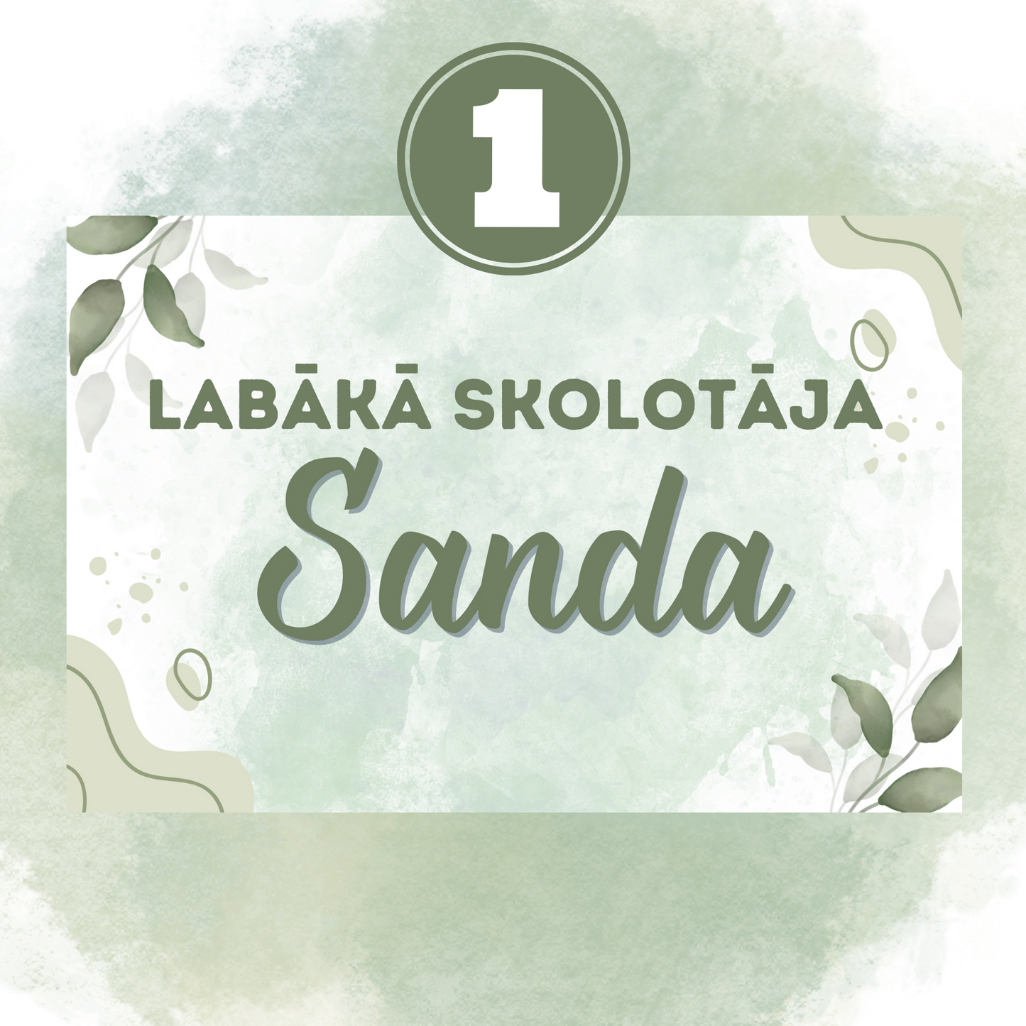 Personalizable scented wax "Peppermint"