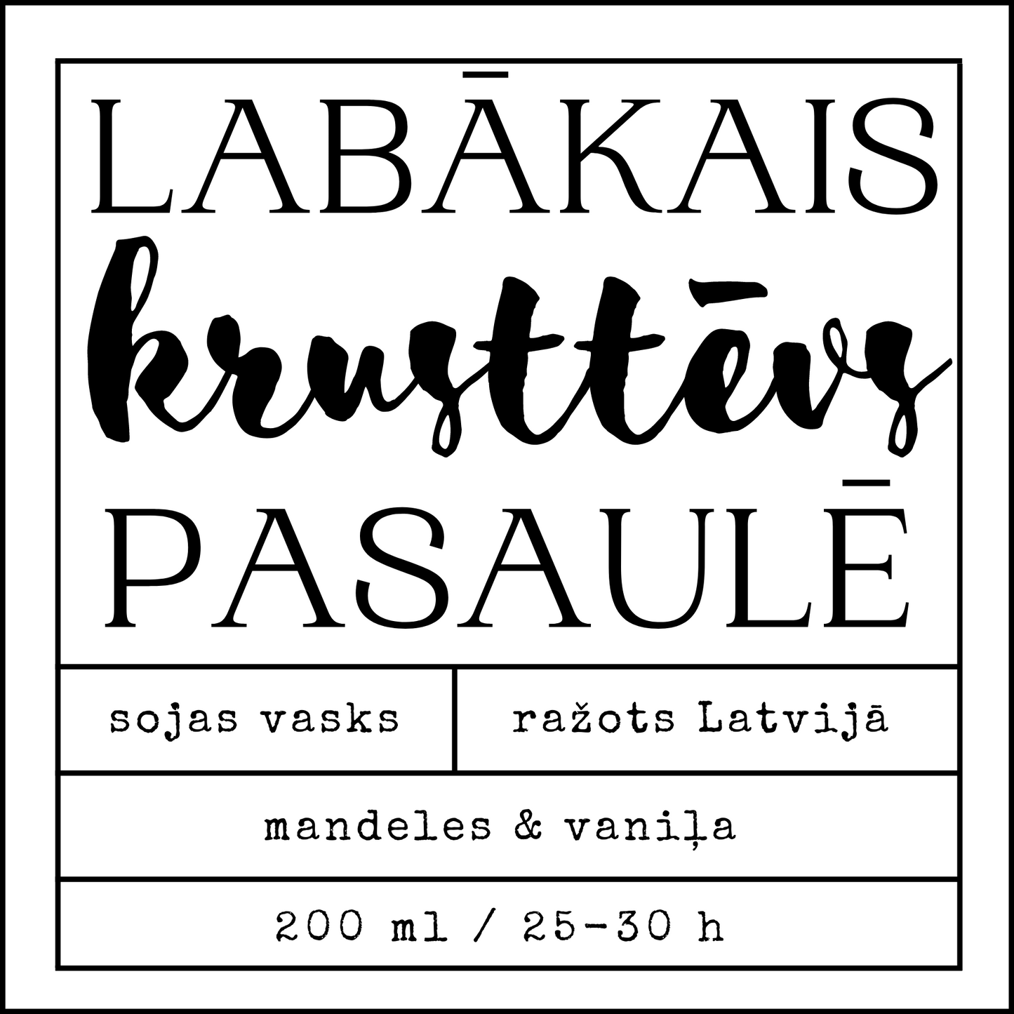 "Labākais krusttēvs pasaulē" sojas vaska svece