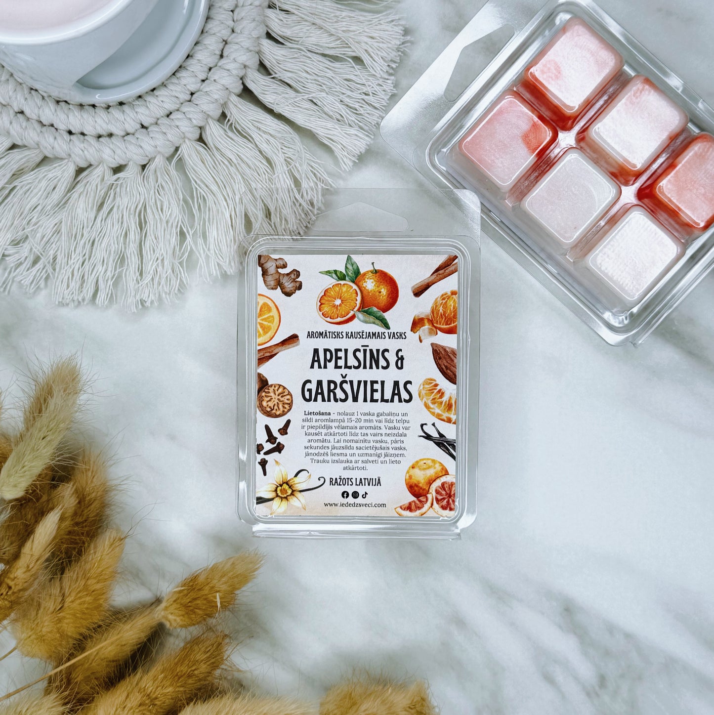 Kausējams aromātiskais vasks, 70 g BRĀĶIS