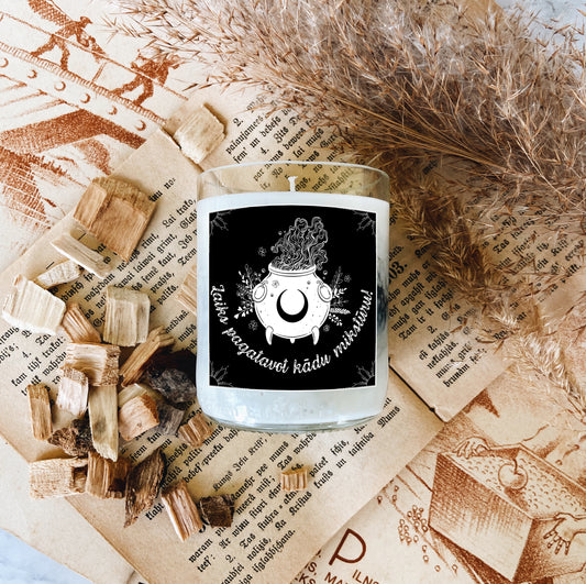 "Time to make some potion!" soy wax candle