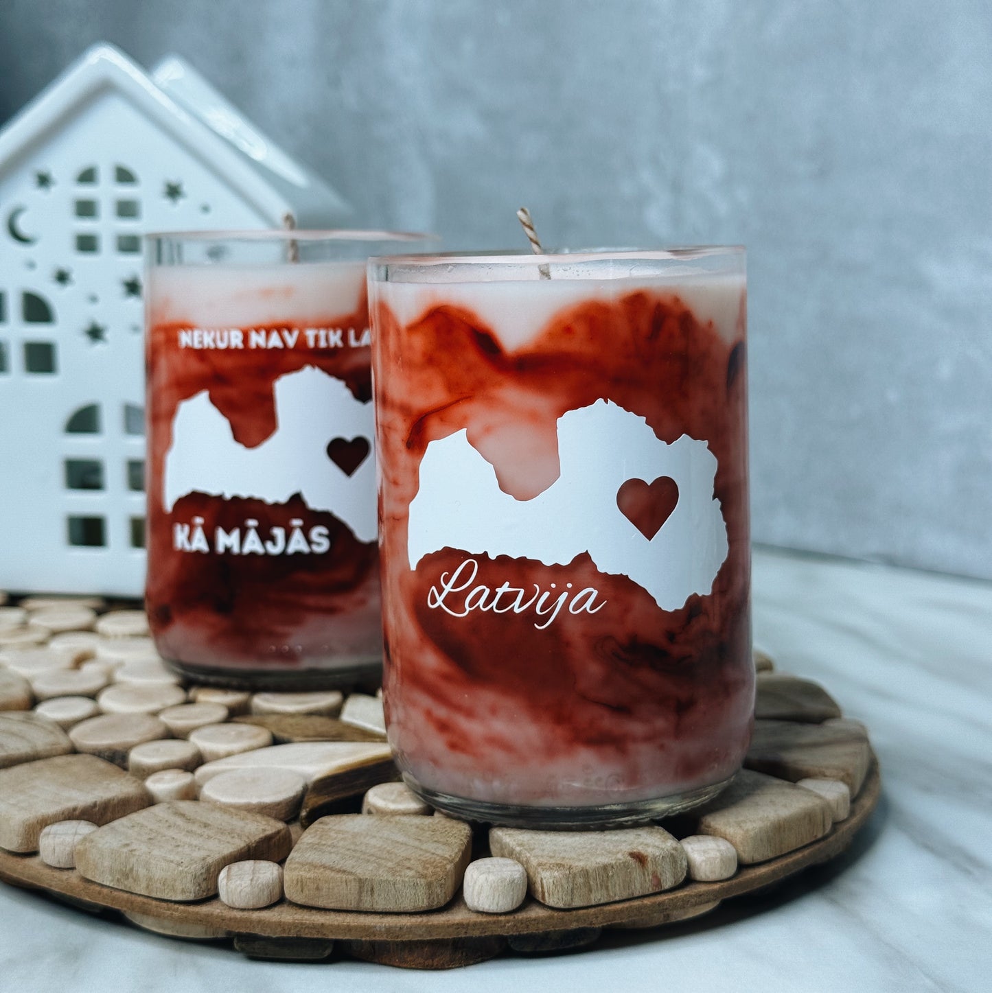 “Latvia” soy wax candle