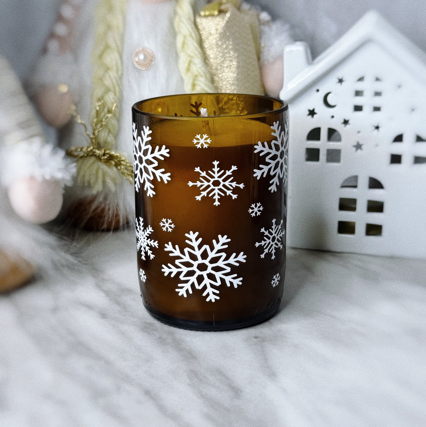 "Snowflake Dance" soy wax candle