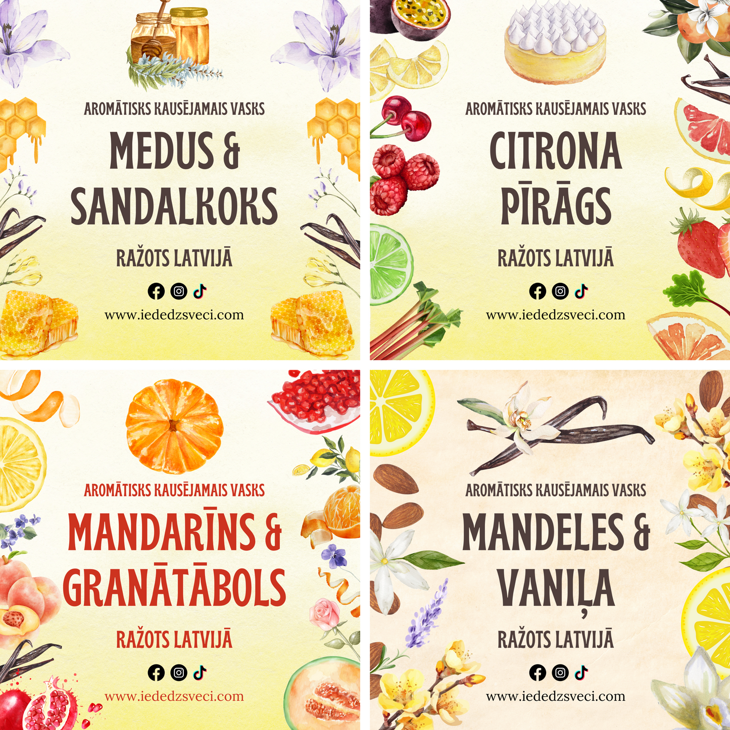 Meltable scented wax, 30 g