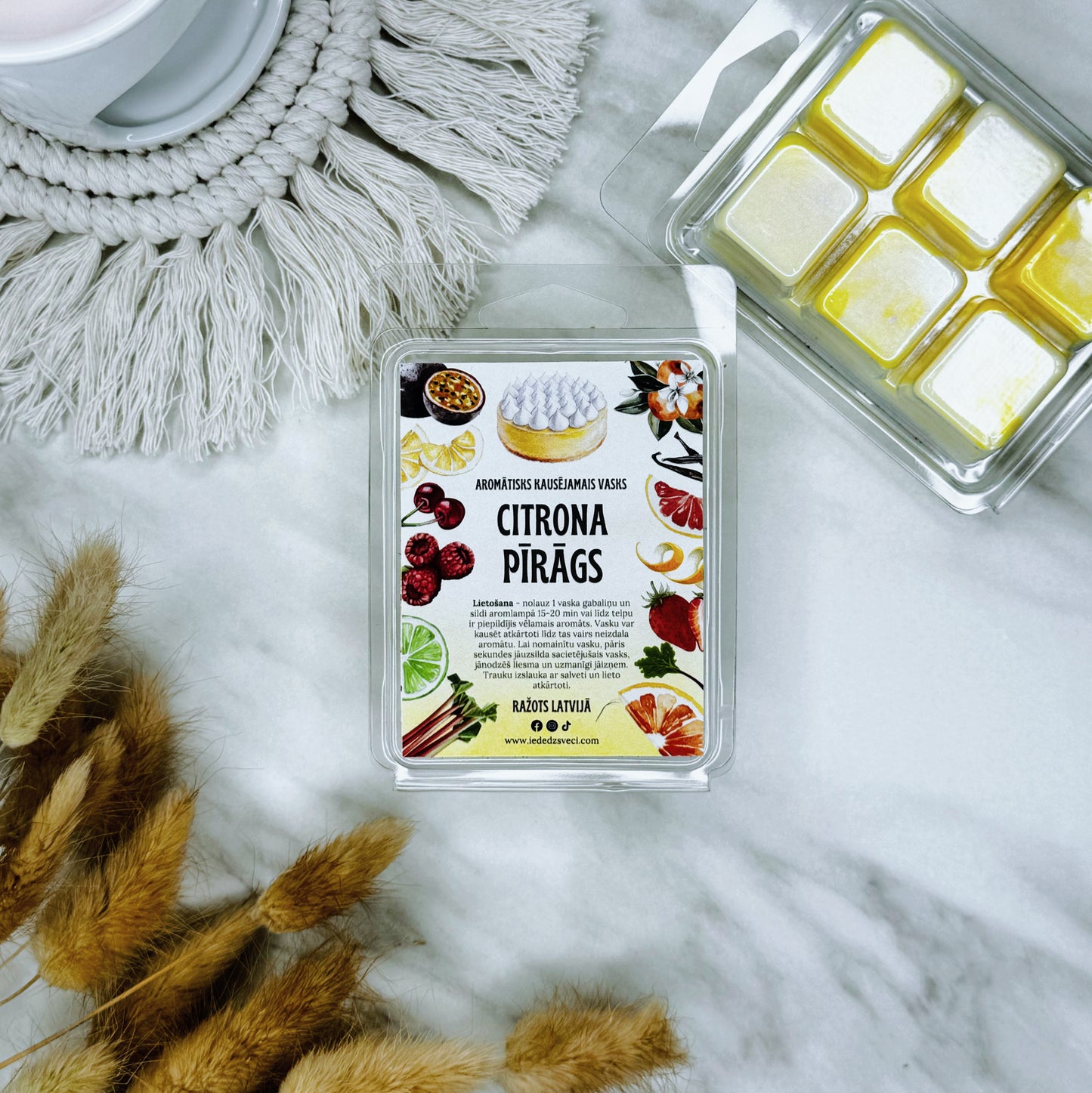 Kausējams aromātiskais vasks, 70 g BRĀĶIS