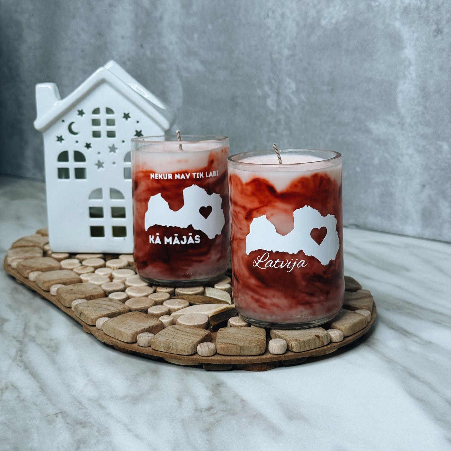 “Latvia” soy wax candle