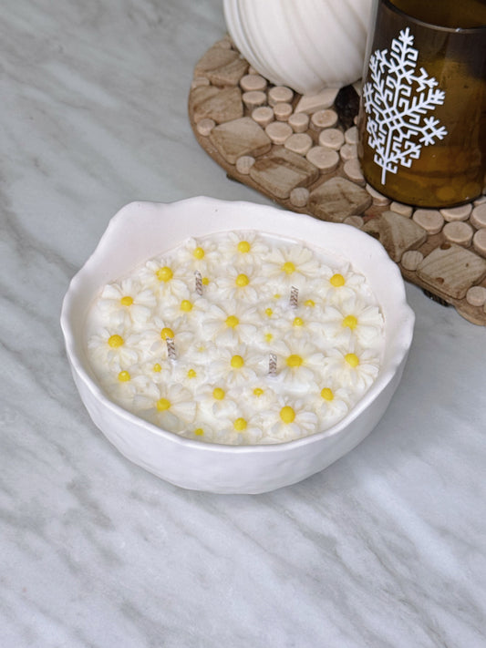 Soy wax candle “Flowers in full bloom”