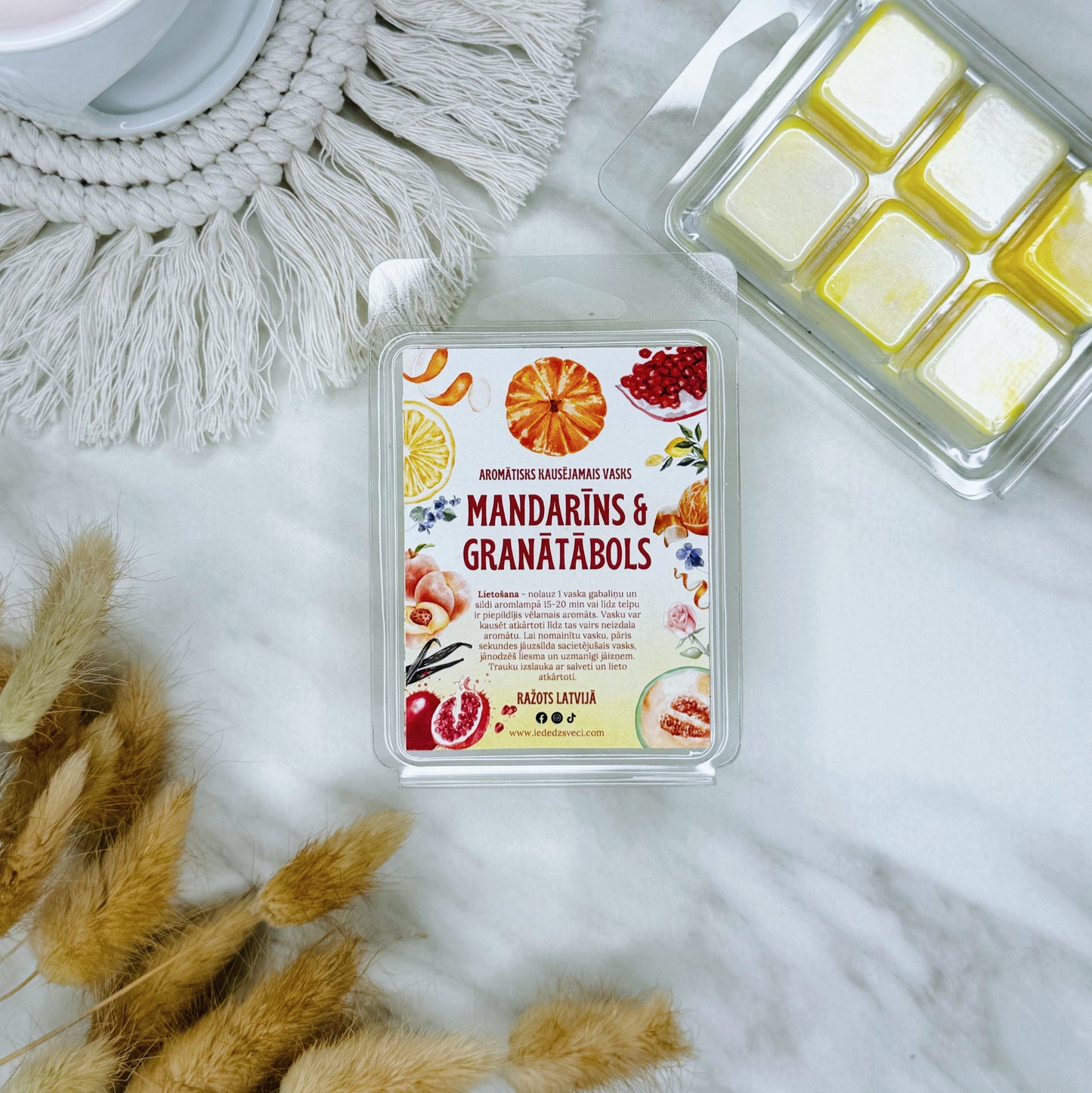 Kausējams aromātiskais vasks, 70 g BRĀĶIS