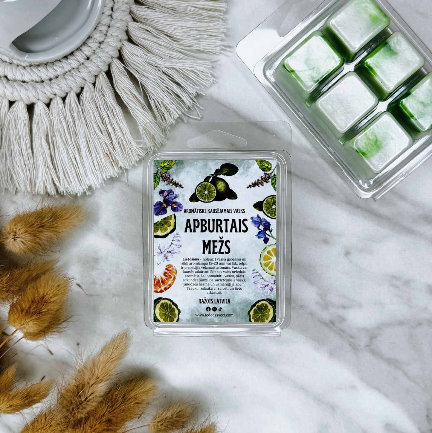 Kausējams aromātiskais vasks, 70 g BRĀĶIS