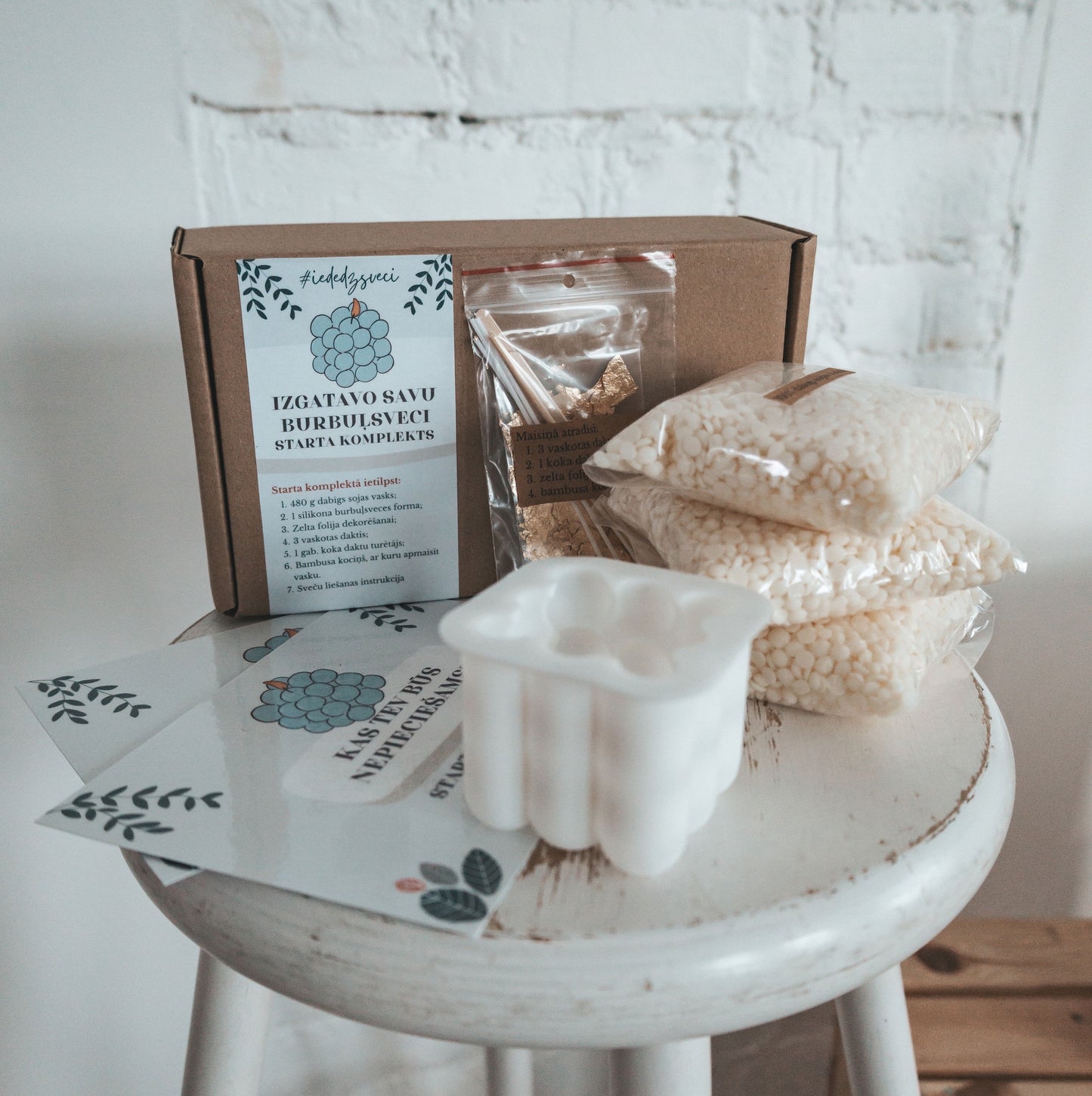 Bubble candle casting starter kit