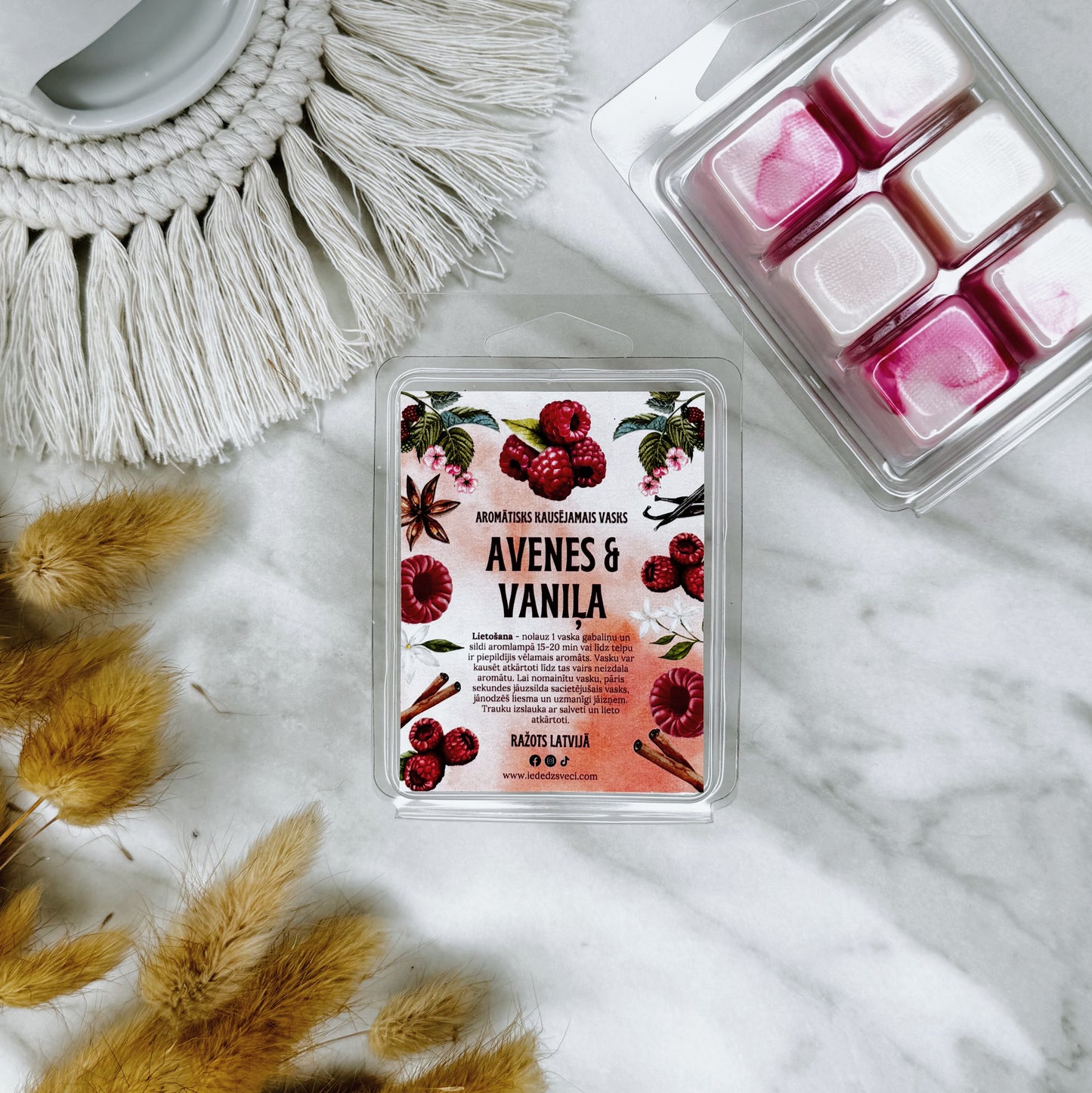 Kausējams aromātiskais vasks, 70 g BRĀĶIS