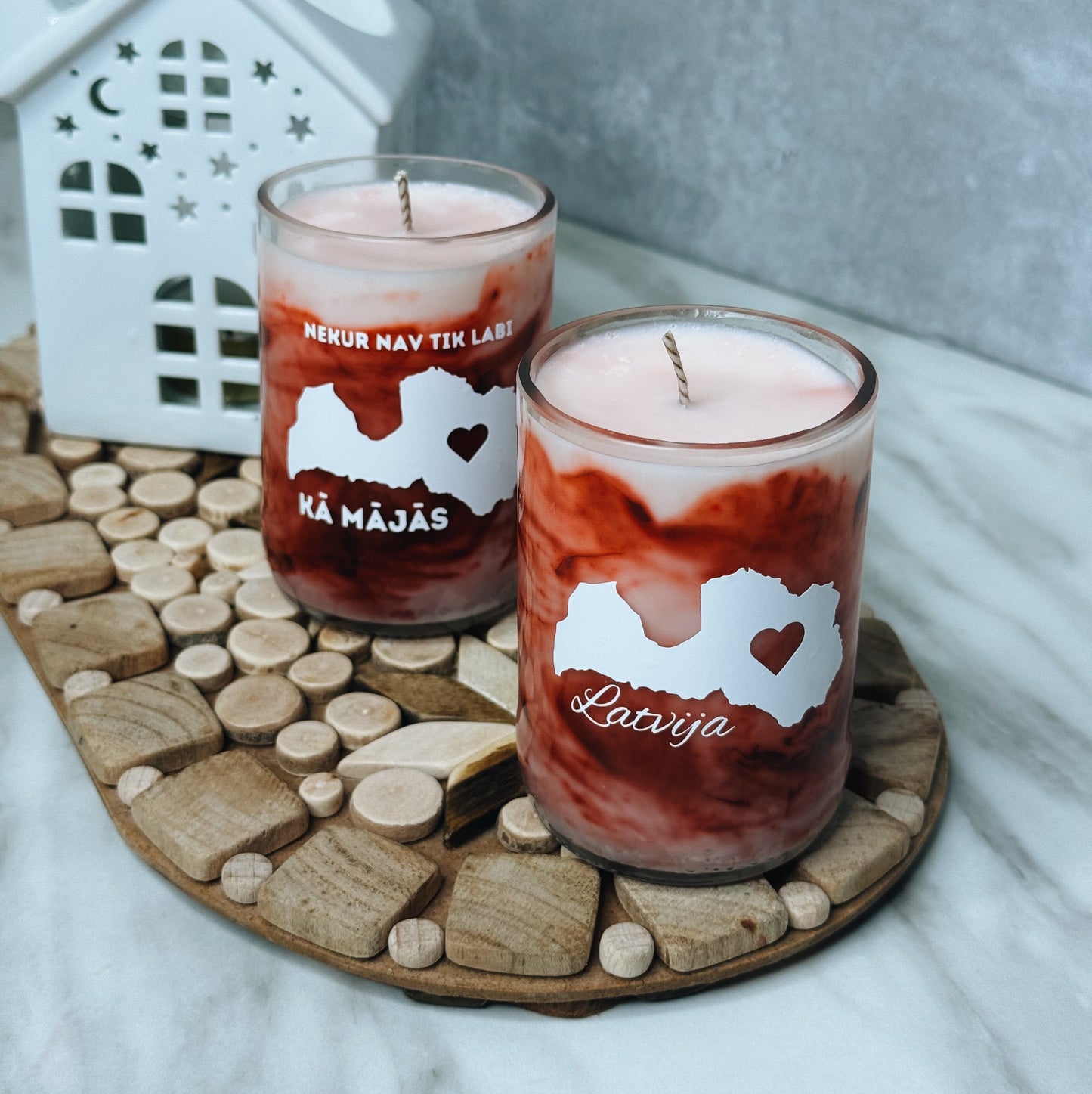 “Latvia” soy wax candle