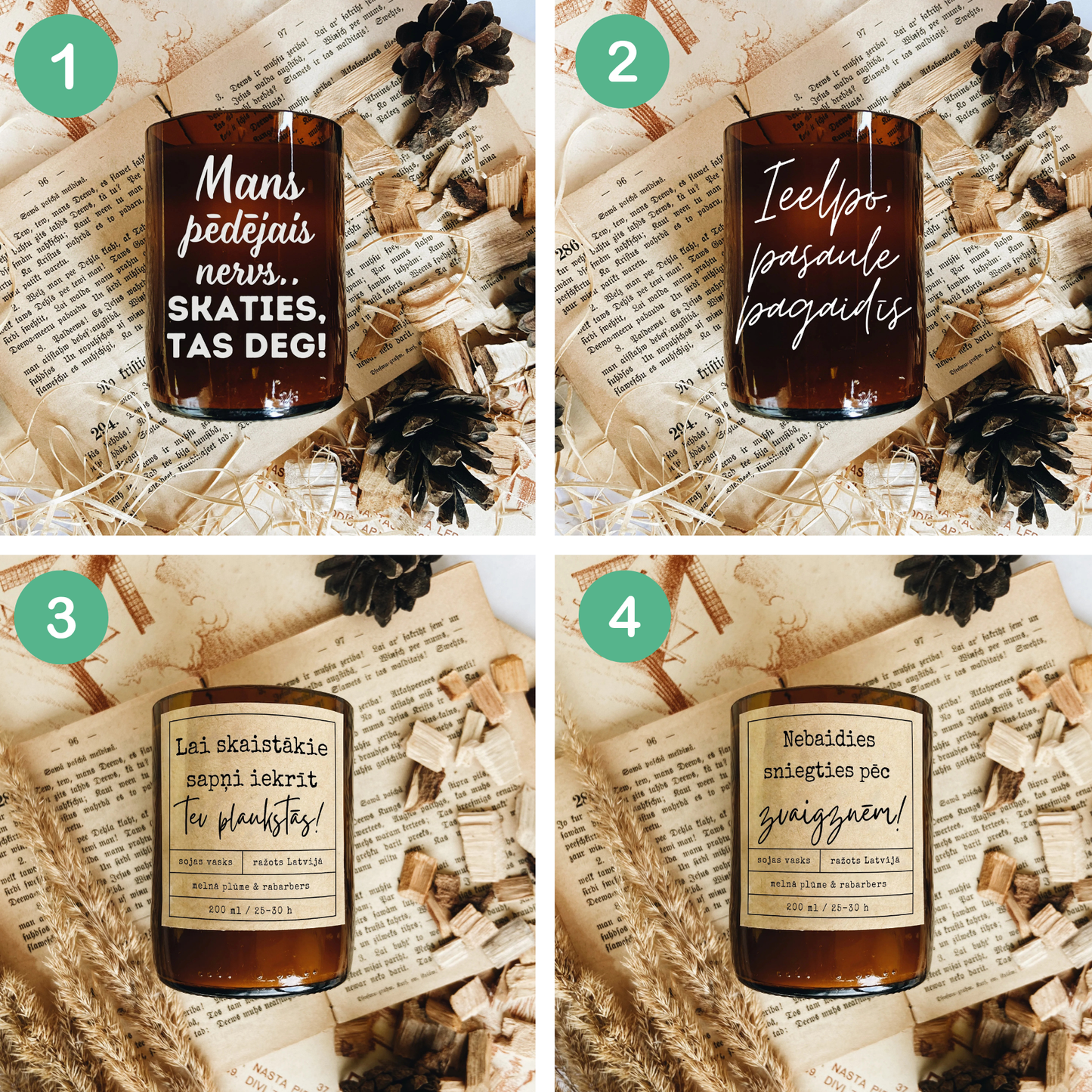 “Esmu brāķis” sojas vaska svece