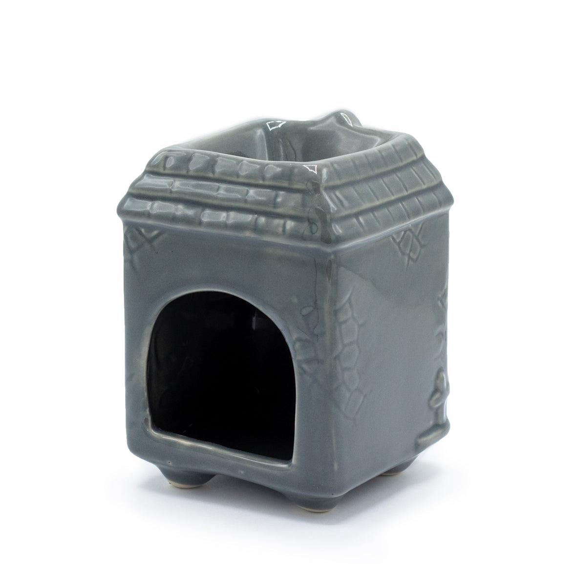 Keramikas aromlampa Pilsetas maja peleka