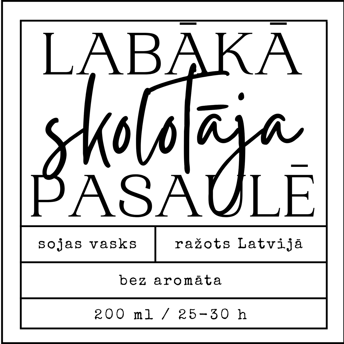 "Labākā skolotāja pasaulē" sojas vaska svece