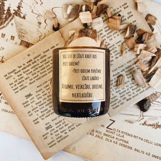 pretodu sojas vaska svece