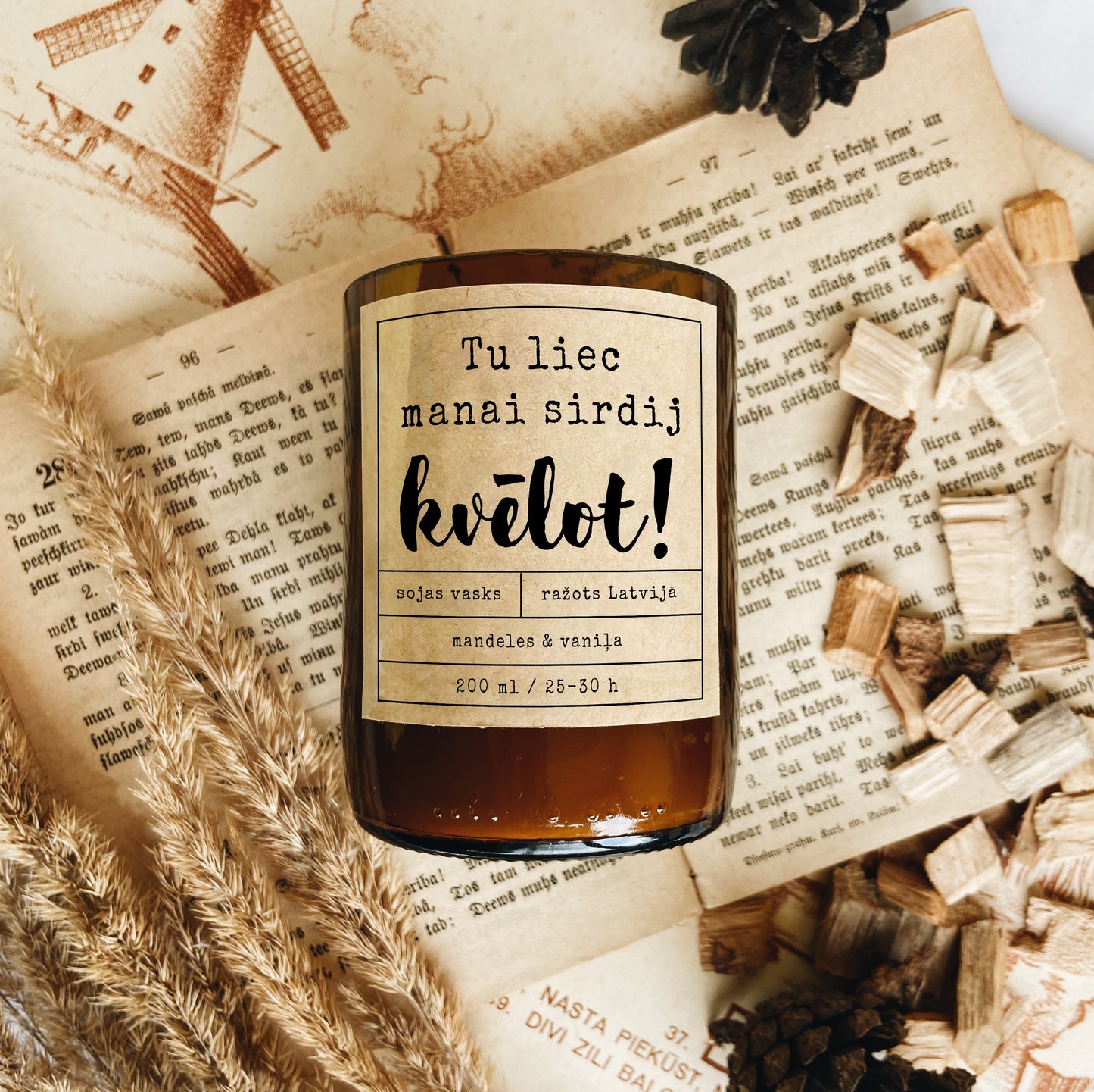 "You make my heart glow!" soy wax candle