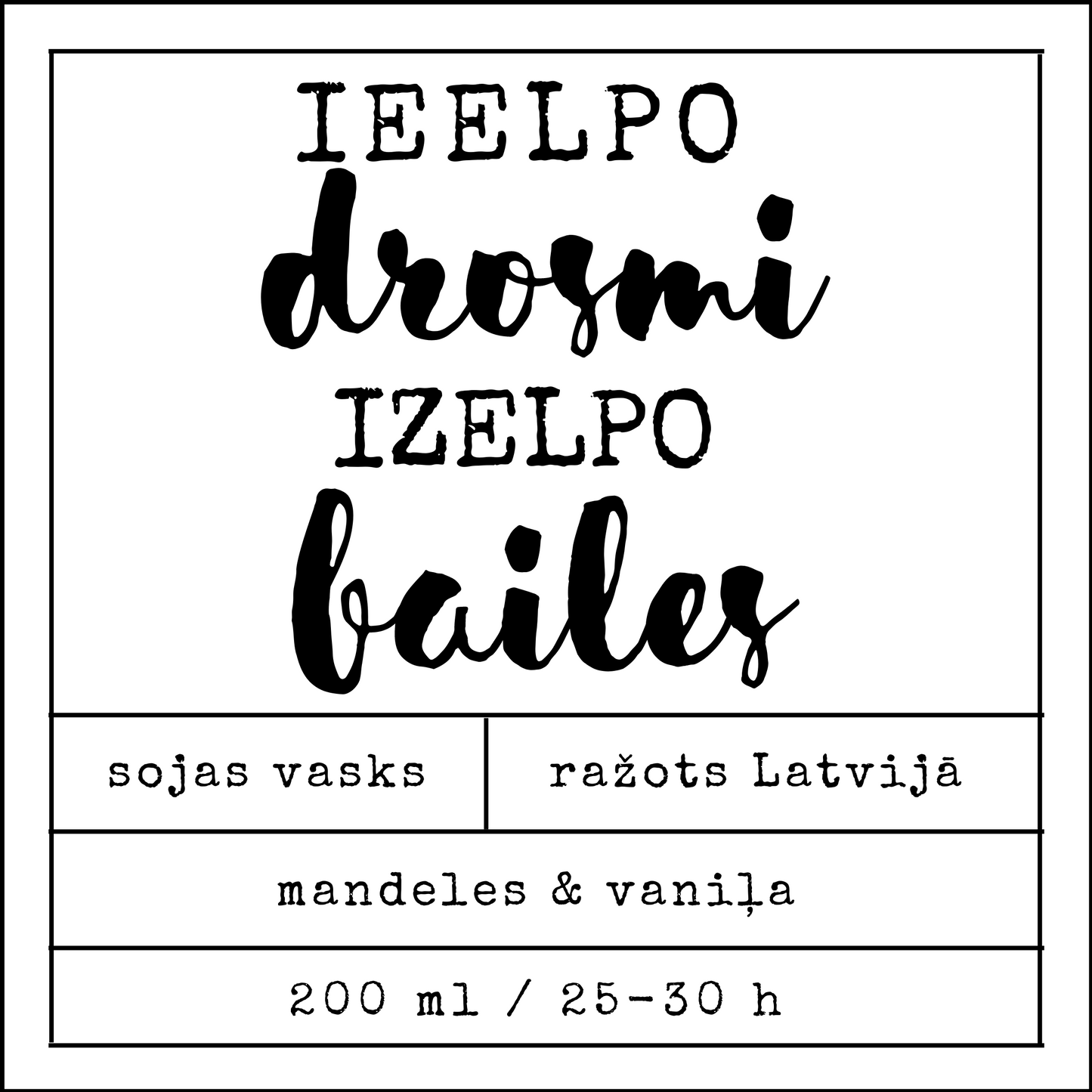 "Inhale Courage, Exhale Fear" Soy Wax Candle