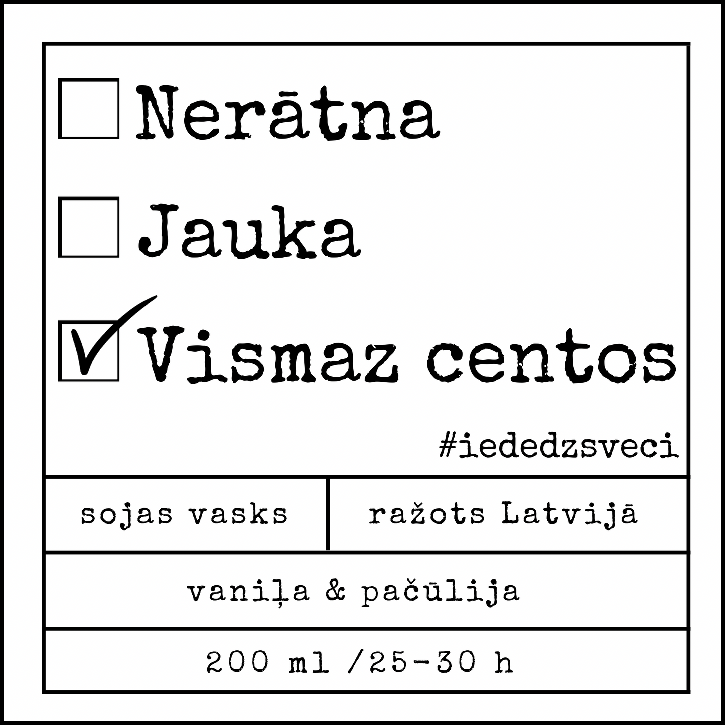 “At Least I Tried” Soy Wax Candle