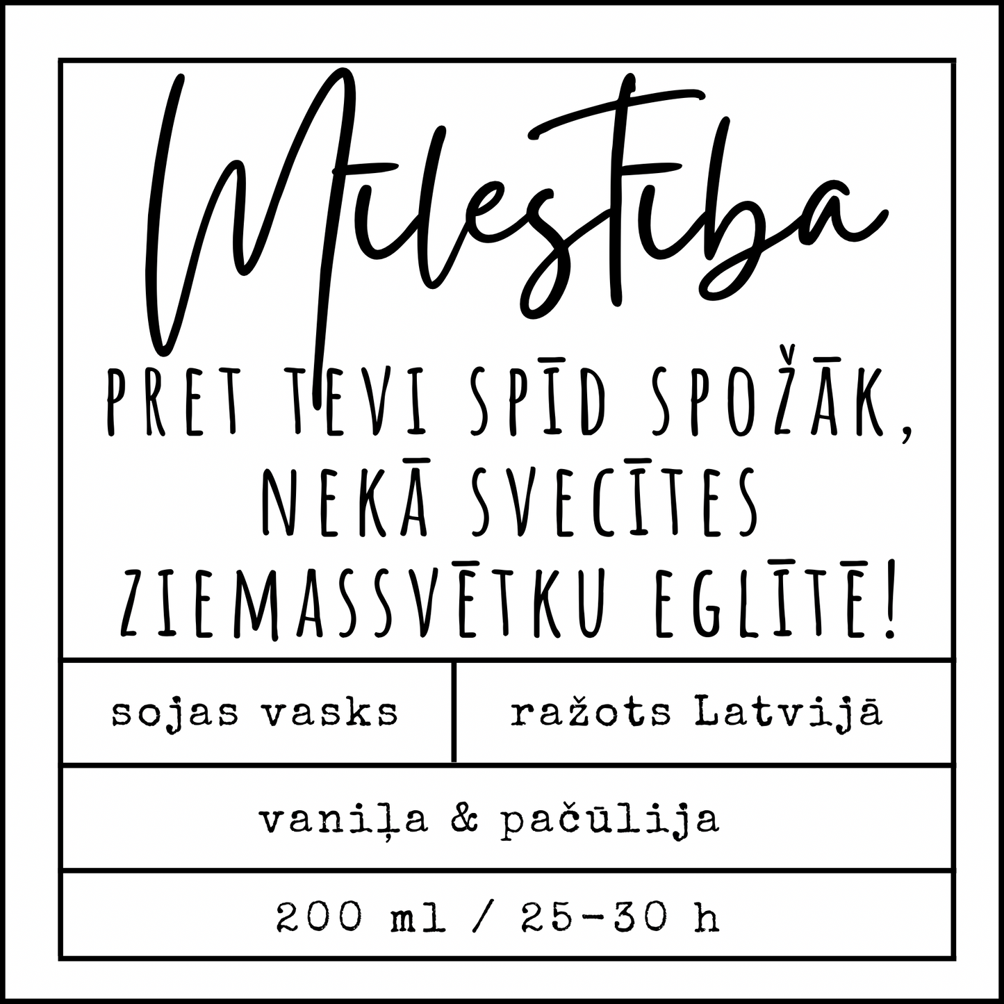 "Love shines brighter..." soy wax candle