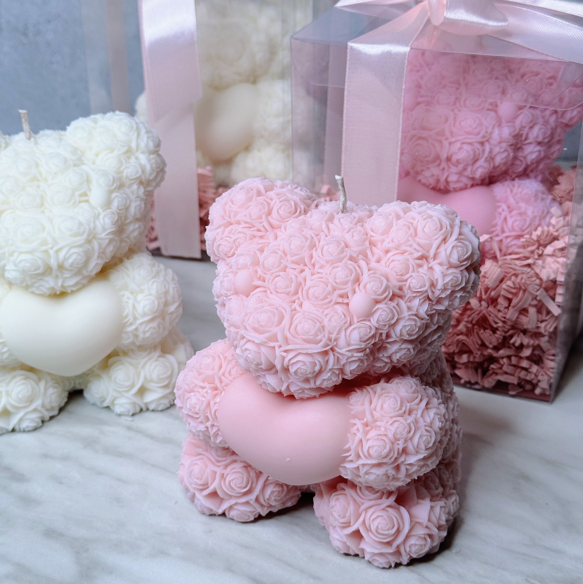 rozu lacis sojas vaska svece