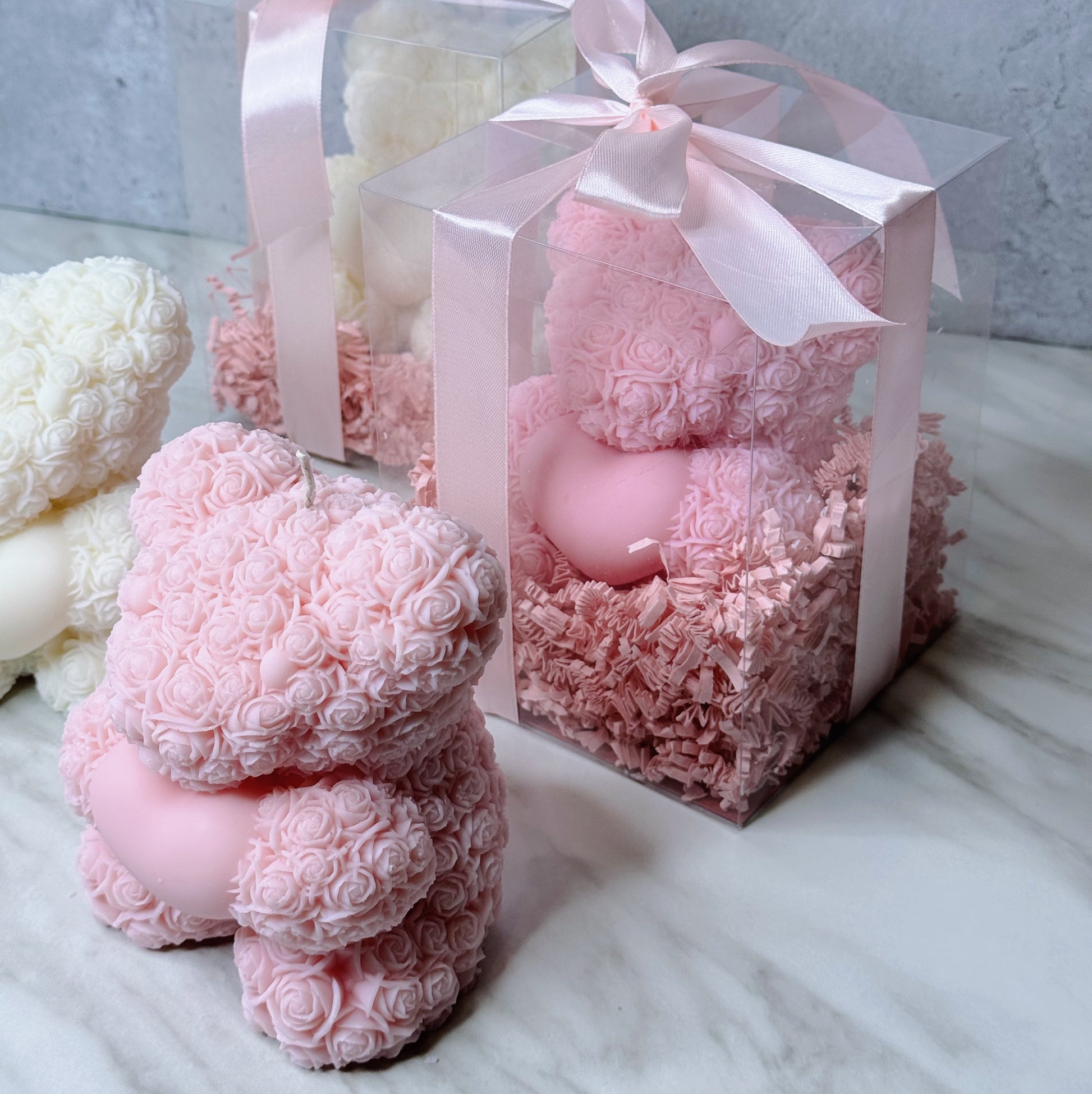 rozu lacis sojas vaska svece