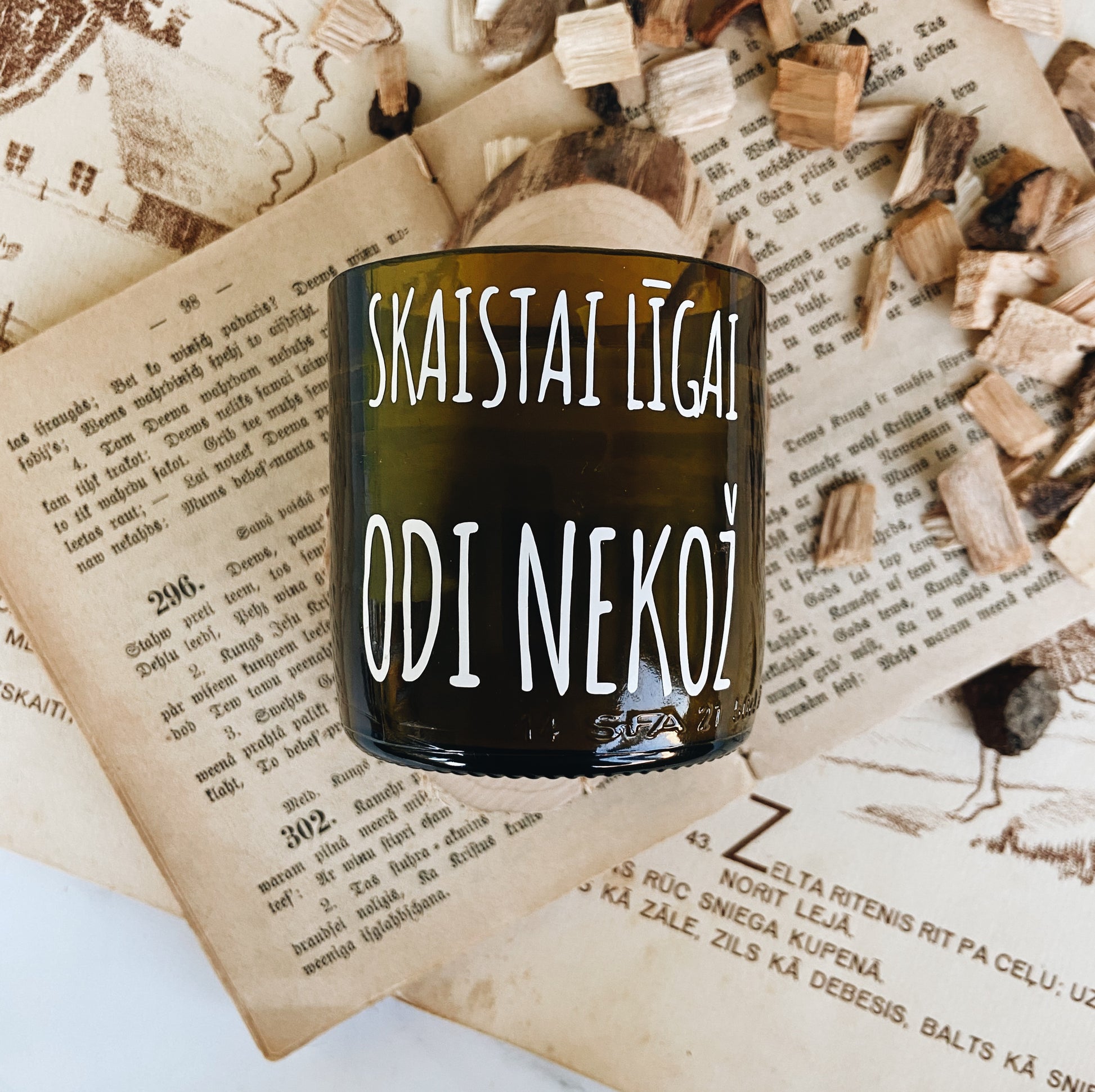 pretodu sojas vaska svece