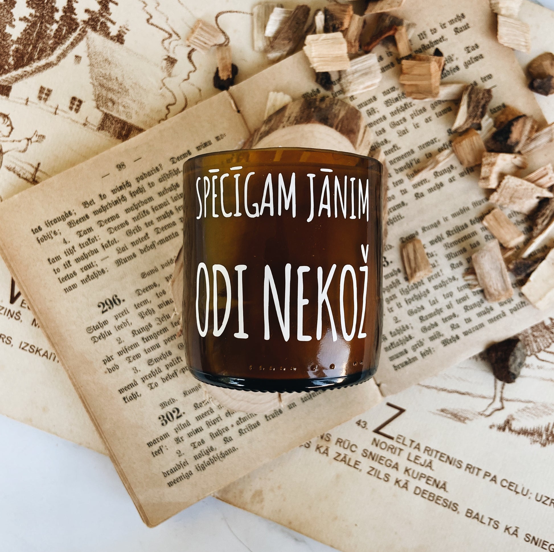 pretodu sojas vaska svece