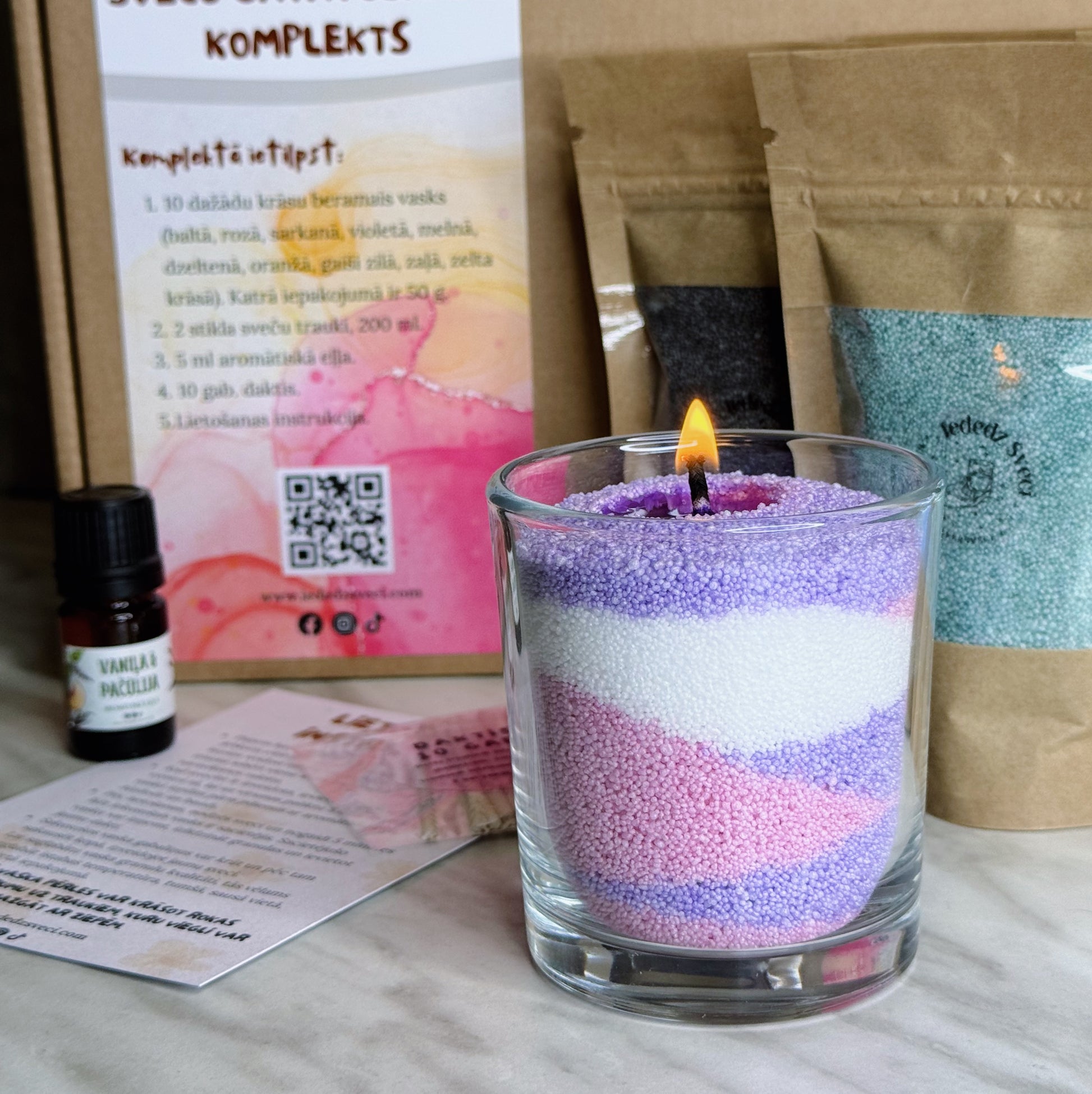 svecu gatavosanas komplekts