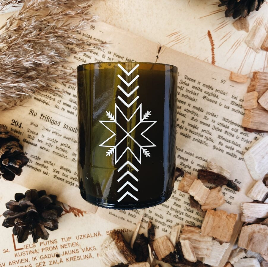 “Auseklis” soy wax candle