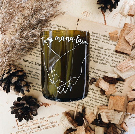 "You are my happiness" soy wax candle