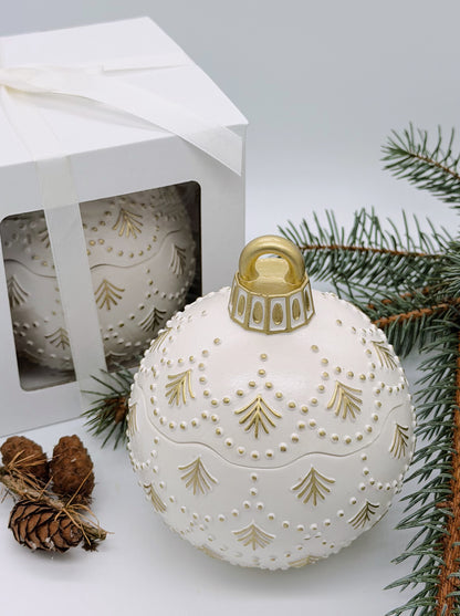 Sojas vaska svece "Svētku pērle”