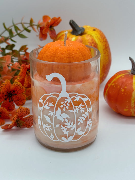 Sojas vaska svece “Ķirbis”