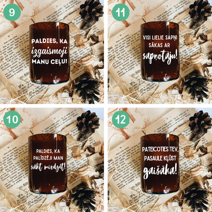 “Esmu brāķis” sojas vaska svece