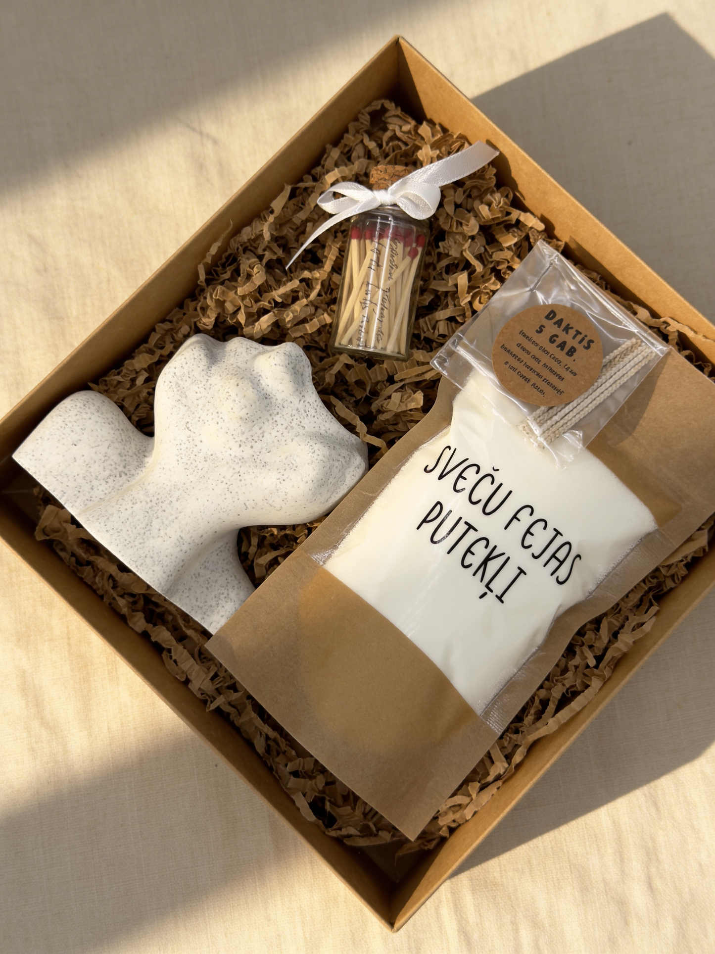 "Gaismas mirklis" beramā vaska dāvanu komplekts