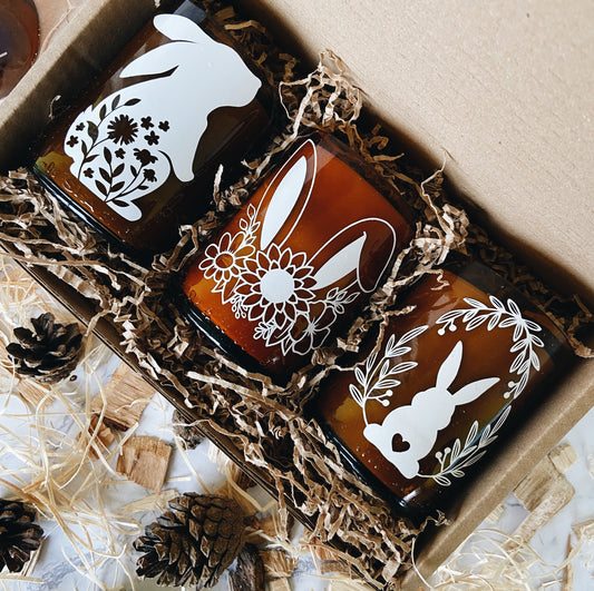 lieldienu zaki sojas vaska svecu komplekts