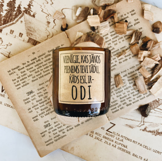 pretodu sojas vaska svece