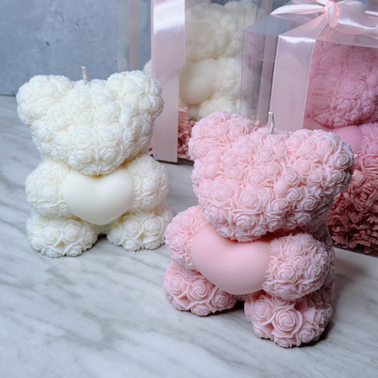 rozu lacis sojas vaska svece