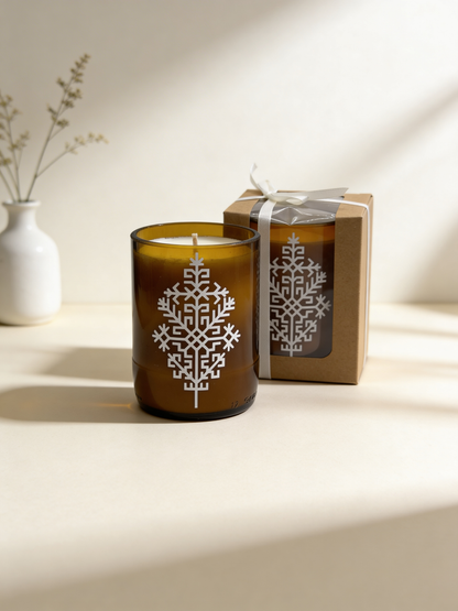 "That's why I bought her a candle." soy wax candle